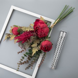 DY1-5313 Buquê de flores artificiais peônia peças centrais de casamento de alta qualidade