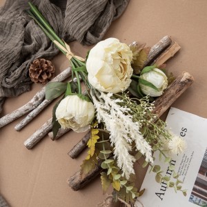 DY1-5314 Buchet de flori artificiale Bujori Fabrica Vanzare directa Aprovizionare nunta