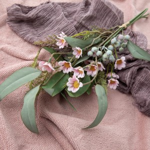 Bó hoa nhân tạo DY1-5348 Hoa cúc trang trí đám cưới phổ biến