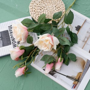 Bouquet de fleurs artificielles pivoines, offre spéciale pour mariage, DY1-5379