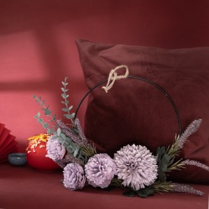 CF01026 ხელოვნური დენდელიონის ლოტოსის გვირგვინი ახალი დიზაინის ყვავილების კედლის ფონის საქორწილო დეკორაცია
