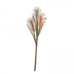 ЦЛ66512 Биљка вештачког цвећа 3 главе Мелалеуке Вруће продавано декоративно цвеће