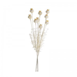 MW09520 گل مصنوعی گل خشخاش فروش عمده گل و گیاه تزئینی