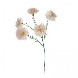 DY1-5654 Flor decorativa al por mayor de clavel de flores artificiales