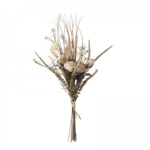 DY1-6368 Furen Artificial Bouquet Rose Haƙiƙan Kayan Ado na Biki