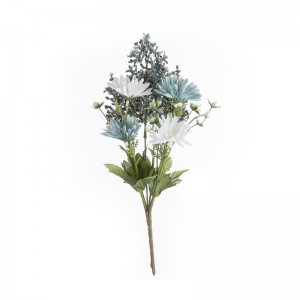 CL66513 Bouquet de fleurs artificielles chrysanthème centres de table de mariage en gros