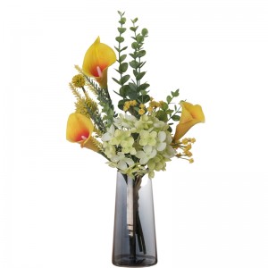 CF01098 Bouquet de boules d'épines de Calla d'hortensia artificielles, nouveau Design, décoration de jardin et de mariage