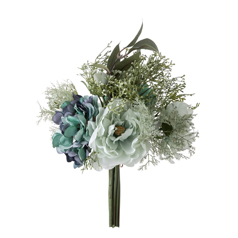 DY1-3833 Kunsmatige blomboeket Pioen Gewilde dekoratiewe blom