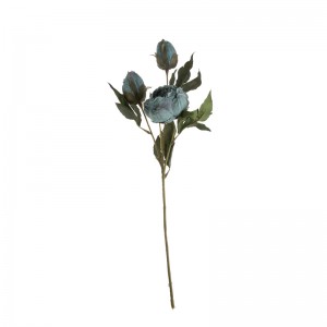 DY1-4387A פרח מלאכותי אדמונית נמכר חם פרח קיר רקע