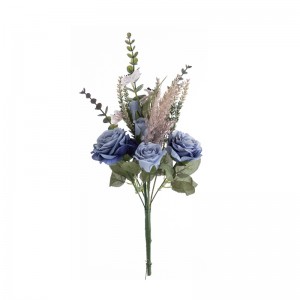 DY1-4537 Bouquet de fleurs artificielles Rose décoration de fête populaire