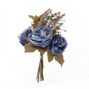 DY1-4577 זר פרחים מלאכותיים אדמונית סיטונאי קישוט חתונה
