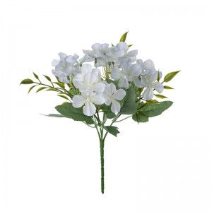 MW66830Mākslīgo ziedu pušķis hortenzijas karstā pārdošana kāzu dekorācijas