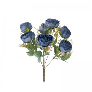 MW31502 ດອກໄມ້ທຽມ Bouquet Rose ໂຮງງານໂດຍກົງຂາຍດອກໄມ້ປະດັບ