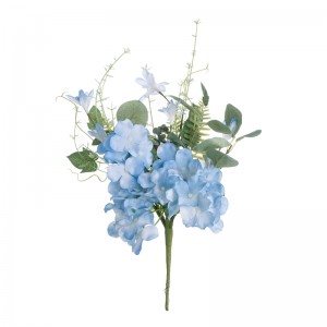CL54539 ดอกไม้ประดิษฐ์ไฮเดรนเยีย ดอกไม้ตกแต่งที่สมจริง ดอกไม้ตกแต่งและพืช