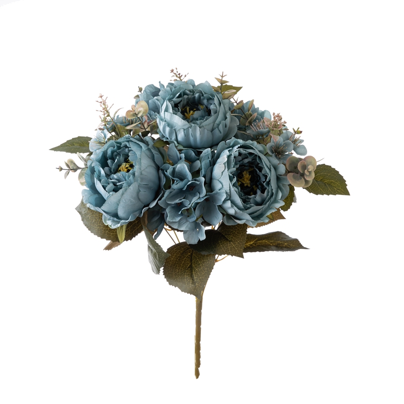 CL04512 Künstlicher Blumenstrauß Pfingstrose, neues Design, Hochzeitszubehör