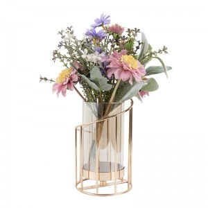 CF01016 Künstlicher Blumenstrauß Windmühle Orchidee Chrysantheme Heißer Verkauf Hochzeitsdekoration