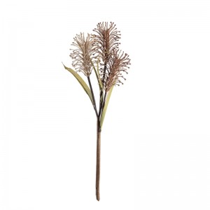 CL66512 ပန်းအတုအပင် 3 ခေါင်းများ Melaleuca အရောင်းရဆုံး အလှဆင်ပန်း