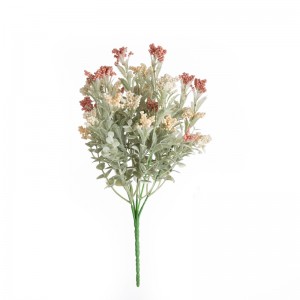 CL66506 Μπουκέτο με τεχνητά λουλούδια Χριστουγεννιάτικα μούρα υψηλής ποιότητας Διακόσμηση γάμου κήπου