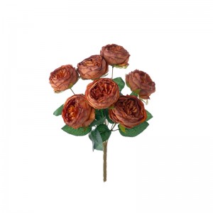 MW31506 Kunstbloemboeket Rose Hot Selling Feestelijke Decoraties