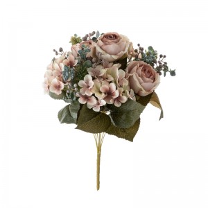CL04508 Ram de flors artificials Roses Centres de taules de casament de nou disseny