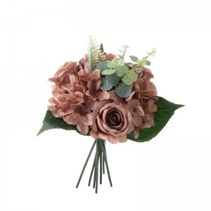 CL04515 Μπουκέτο Τεχνητού Λουλουδιού Τριαντάφυλλο Υψηλής ποιότητας Διακόσμηση πάρτι