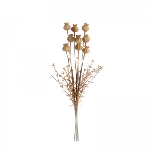 MW09520 Pianta da fiore artificiale Papavero Fiori e piante decorative all'ingrosso