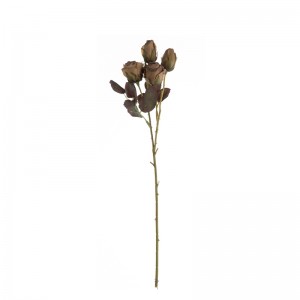 DY1-4350 Umelá kvetinová ruža Vysoko kvalitné svadobné ozdoby