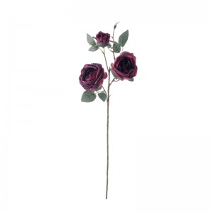 MW55741 Fiore artificiale Rosa Vendita diretta in fabbrica Decorazione per feste