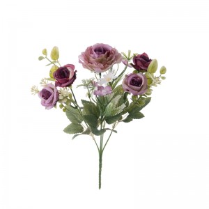MW55747 Bouquet di fiori artificiali Rose Decorazioni festive economiche