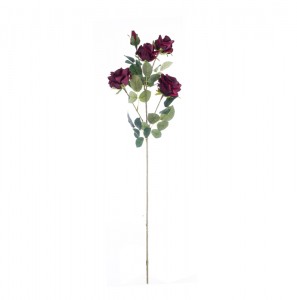 MW03502 פרח מלאכותי ורד פרח דקורטיבי באיכות גבוהה