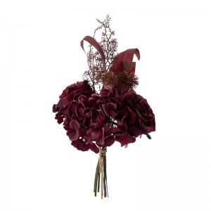 DY1-4403 Artificial Flower Bouquet Rose Feartan dealbhaidh pòsaidh ùr sa mheadhan