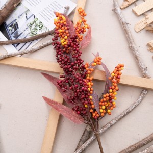 CL54669 Artificial Flower Berry  Christmas berries Realistic Decorative Flower