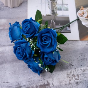 CL86502 Künstlicher Blumenstrauß Rose Fabrik Direktverkauf Seidenblumen