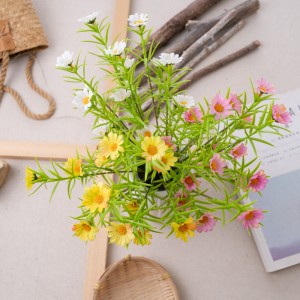 CL01501 Künstlicher Blumenstrauß Wilde Chrysanthemen Fabrik Direktverkauf Hochzeitszubehör