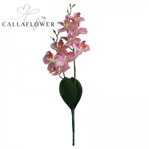 MW31582 ხელოვნური Phalaenopsis Orchid Real Touch ხელოვნური პეპლის ორქიდეის ყვავილები სახლის დეკორაციისთვის