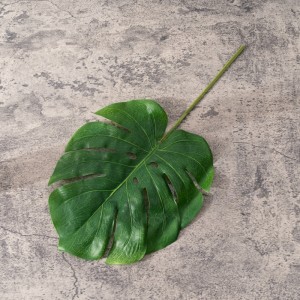 ДИ1-3650-1 Висококвалитетни орнамент вештачка биљка Монстера у затвореном простору од пластичног материјала лажирање листова са фабричком конкурентном ценом