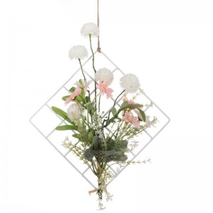 CF01020 ព្យួរជញ្ជាំងរោងចក្រ Dandelion Chrysanthemum លក់ផ្ទាល់ផ្កាជញ្ជាំងខាងក្រោយ