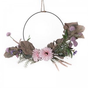 CF01015 Artificial Flower wreath Gerbera Dandelion Chrysanthemum New Design Wedding Supplies