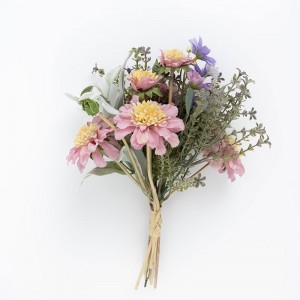 CF01016 זר פרחים מלאכותיים חרצית טחנת רוח סחלב למכירה חמה קישוט חתונה