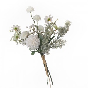 CF01107 Букет от изкуствени цветя Топка Хризантема Подарък на едро за Деня на майката