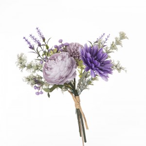 CF01108 Artificial Flower Bouquet Gerbera Tea Rose Dandelion Nij ûntwerp Wedding Supplies