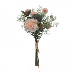 CF01114 Kënschtlech Rose Dandelion Bouquet Neien Design Vältesdag Kaddo Party Dekoratioun