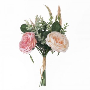 CF01134 Bouquet di rose artificiali Nuovo design Decorazione di nozze da giardino Regalo di San Valentino
