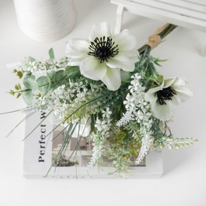 CF01140 Bouquet de camélia artificiel nouveau Design fleurs et plantes décoratives décoration de fête