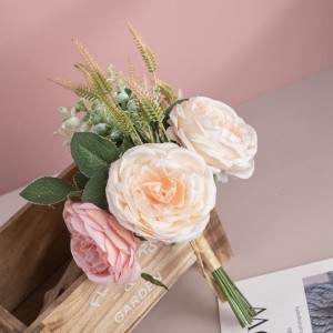 CF01134 Bouquet di rose artificiali New Design Garden Decoration Wedding Gift Regalo di San Valentinu