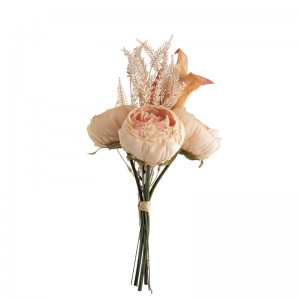 DY1-4385 Künstlicher Blumenstrauß Pfingstrose Hochwertiger Blumenwandhintergrund