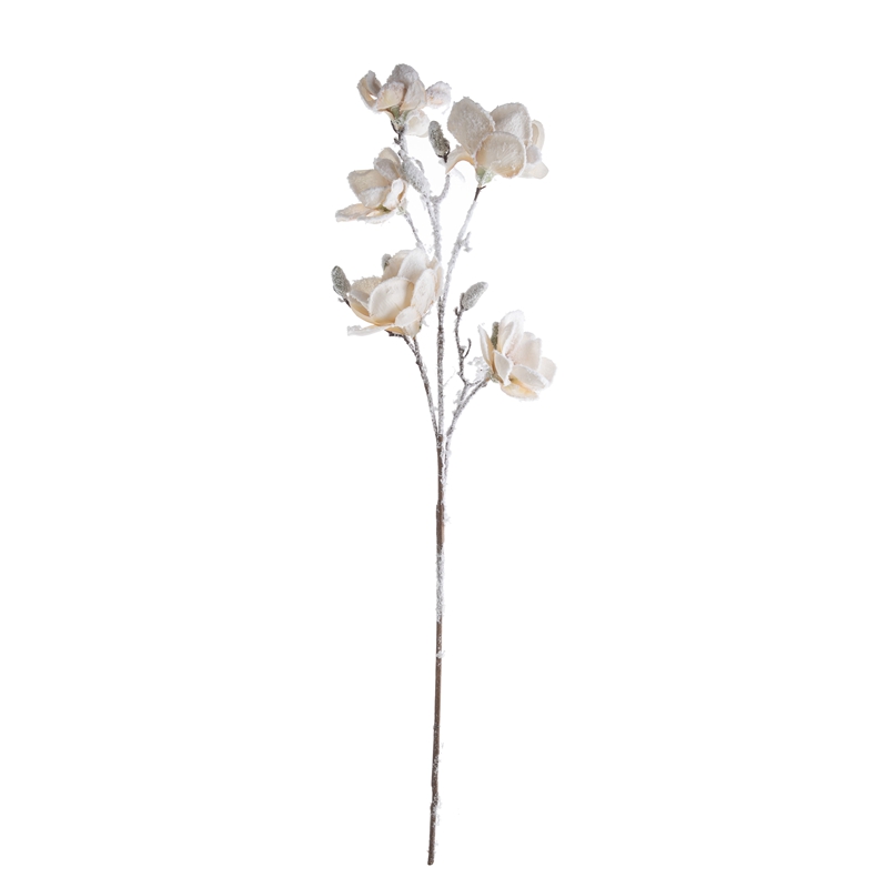 DY1-4573 Flor Artificial Magnólia Flor Decorativa de Alta Qualidade