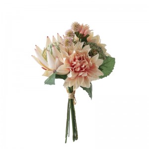DY1-5332 Μπουκέτο Τεχνητού Λουλουδιού Ντάλια Υψηλής ποιότητας Διακόσμηση πάρτι