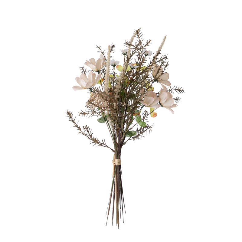 DY1-6400A Bouquet Bunga Buatan Bunga Galsang Dekorasi Pernikahan berkualitas tinggi