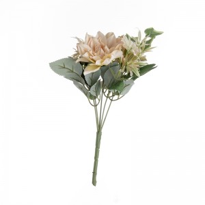 MW55703 זר פרחים מלאכותיים דליה פרח דקורטיבי ריאליסטי